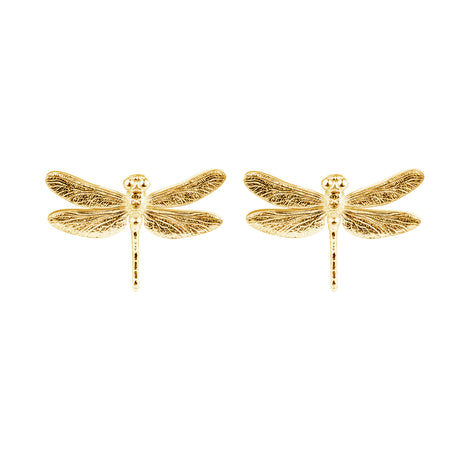 Handmade dragonfly earrings, whimsical nature-inspired jewelry by Carolinne B