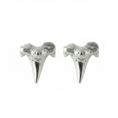 shark earrings i silver by Carolinne B jewelry