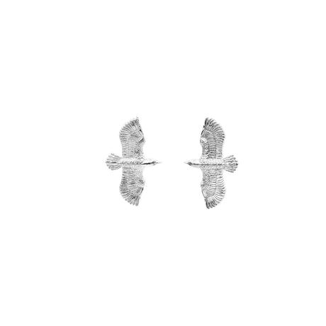 Raven Earrings, luxury Swedish jewelry, Scandinavian animal jewelry, handmade in Stockholm by Carolinne B